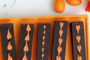 Schokoladen-Fudge mit Orange
