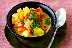 Süßkartoffel-Paprika-Curry