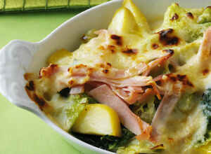 Kasseler-Auflauf mit Wirsing