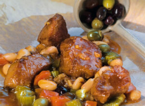 geschmorte kalbsbackchen in lagrein mit kartoffelblattln rezept kuchengotter