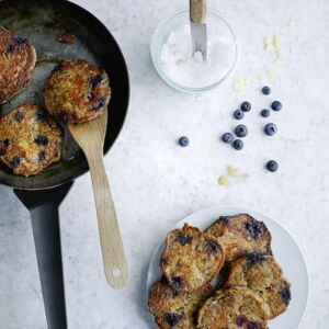 Almond-Blueberry-Pancakes