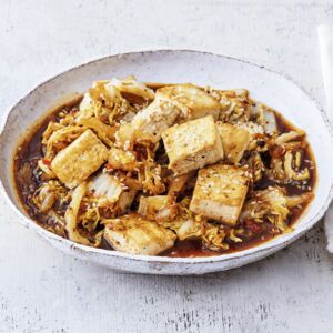 Chinakohl mit Tofu