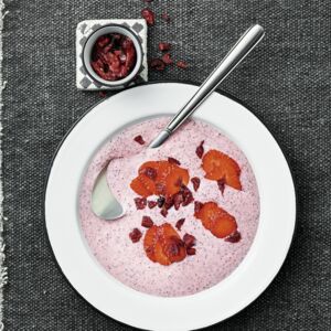 Erdbeer-Mohn-Suppe