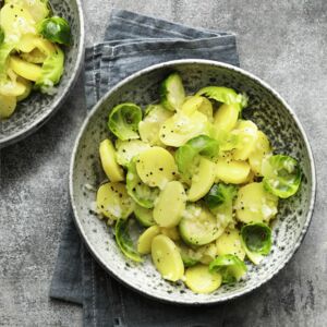 Kartoffel-Rosenkohl-Salat