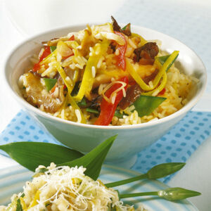 Chefkoch Rezepte Mit Gekochtem Reis Vom Vortag, Gebratener Reis Mit Ei Und Gekochtem Schinken Von Schwesterjuliane