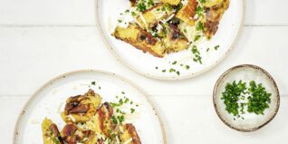 Pilzschmarren mit Couscous