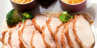 Schweinelende mit Orangen-Senf-Sauce