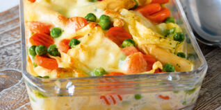 Schneller Nudelauflauf