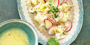 Kohlrabisalat mit Schwarzkümmel Kohlrabisalat mit Schwarzkümmel