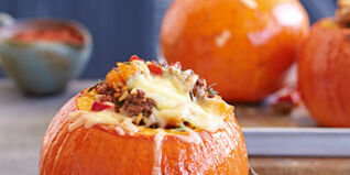 Gefüllte Hokkaidokürbisse Gefüllte Hokkaidokürbisse