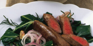 Lammfilet mit Mangold Lammfilet mit Mangold