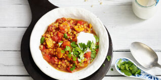 Linsencurry mit Paprika