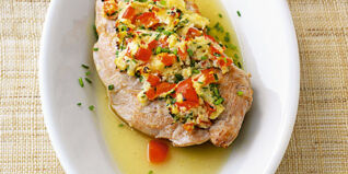 Schnitzel mit Krönchen