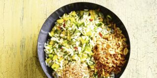 Reissalat mit Mango und Limette Reissalat mit Mango und Limette