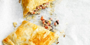 Teigtaschen mit Lauch-Käse-Füllung
