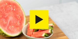 Wassermelone schneiden