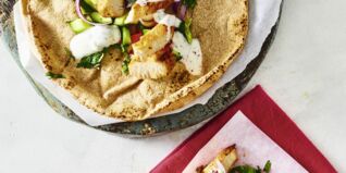 H&auml;hnchen-Shawarma-Wraps
