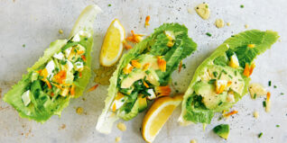 Avocadosalat mit Ei Avocadosalat mit Ei