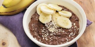Overnight-Schoko-Chia mit Banane Overnight-Schoko-Chia mit Banane