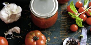 Tomatensauce mit Basilikum