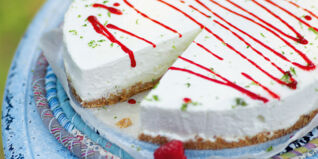 Lime-Cheesecake ohne Backen