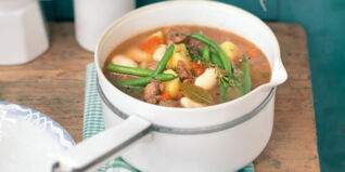 Französischer Bohnen-Lamm-Eintopf Französischer Bohnen-Lamm-Eintopf