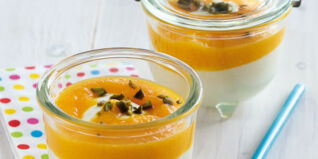 Vanillequark mit Kaki