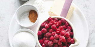 Schokokuchen mit Kirschkompott