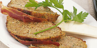 Hackbraten aus dem Ofen