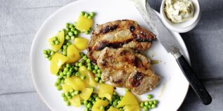 Marinierte Schweinenackensteaks