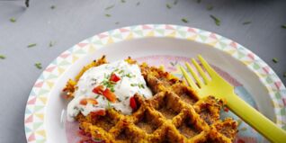 Kürbis-Curry-Waffeln