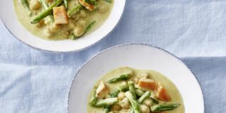 Kichererbsencurry  mit grünen Bohnen