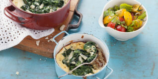 Ricotta-Spinat-Auflauf Ricotta-Spinat-Auflauf