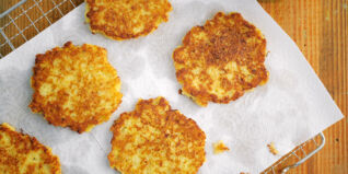 Reibekuchen mit Apfelkompott Reibekuchen mit Apfelkompott