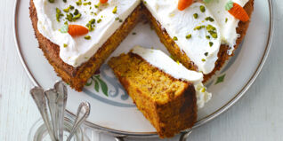 M&ouml;hrentorte mit Limettencreme