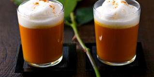 Süßkartoffel-Süppchen mit Ingwer Süßkartoffel-Süppchen mit Ingwer