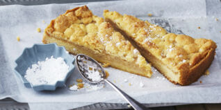 Apfelmus-Krümelkuchen