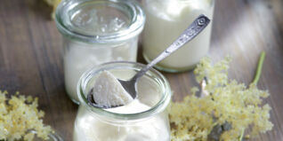Holunderblütenmousse Holunderblütenmousse
