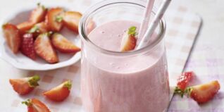 Quinoa-Erdbeer-Smoothie