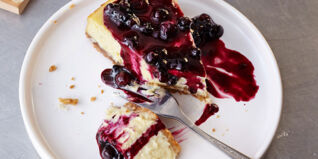 Cheesecake mit Blaubeeren zum Kaffee Kuchen Unterseite Rezepte Käsekuchen