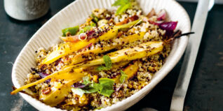 Lauwarmer Quinoa-Röstgemüse-Salat