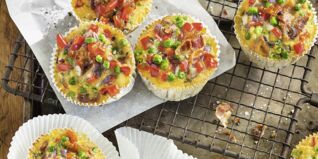 Gemüsemuffins mit Bacon Gemüsemuffins mit Bacon
