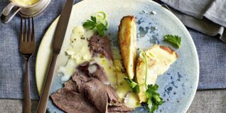 Tafelspitz mit gebackenem Sellerie