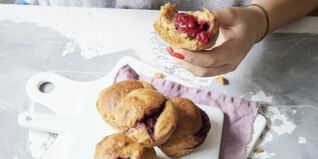 Muffins mit Smoothie-Kern Muffins mit Smoothie-Kern