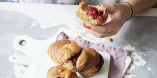 Muffins mit Smoothie-Kern