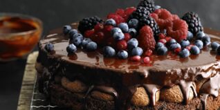 Schokosahne-Naked-Cake Schokosahne-Naked-Cake