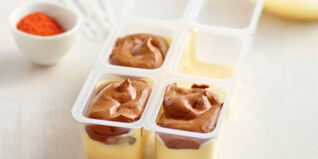 Schoko-Passionsfrucht-Eis Schoko-Passionsfrucht-Eis