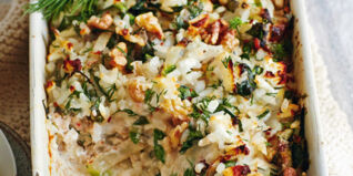 Reisauflauf mit Mangold