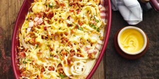 Chicoréegratin mit Senfsahne
