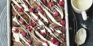 Cappuccino-Himbeer-Schnecken Cappuccino-Himbeer-Schnecken